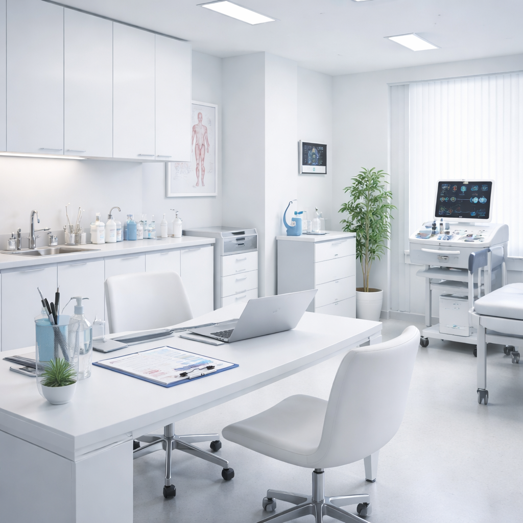Medical aesthetics clinic interior used to illustrate Avira clinic introductions